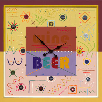 "Wine or Beer? Defin…" başlıklı Tablo Tomasz tarafından, Orijinal sanat, Akrilik