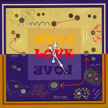 「Love, evol」というタイトルの絵画 Tomaszによって, オリジナルのアートワーク, アクリル