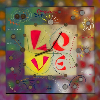 Peinture intitulée "Paths of love" par Tomasz, Œuvre d'art originale, Acrylique