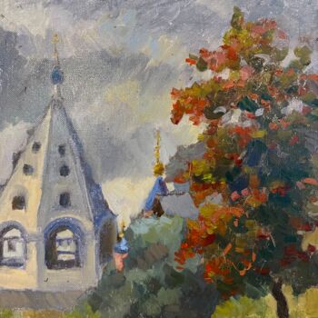 Pintura intitulada "Autumn in Kolomna" por Tomileka, Obras de arte originais, Óleo