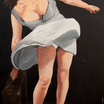 Картина под названием "Elena" - Tommaso Pensa, Подлинное произведение искусства, Акрил Установлен на Деревянная рама для нос…