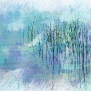 Photography titled "Watery Reeds" by Tom Reynen, Original Artwork