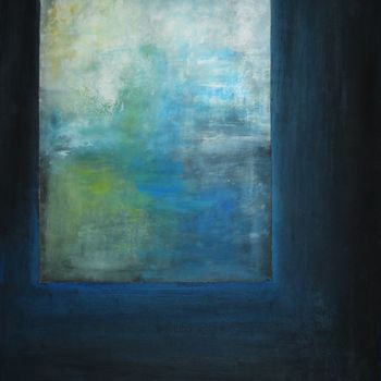 Painting titled "The Light Penetrate…" by Tom Vincenec, Original Artwork, Tempera