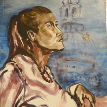 Pintura titulada "Frauen im Geist der…" por Elke Hensel, Obra de arte original, Acrílico