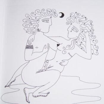 Drawing titled "Believe in our Love" by Toni Barca, Original Artwork
