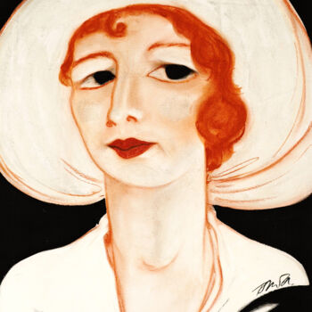 Painting titled "Ada" by Tonia R.Alvarez, Original Artwork, Pastel
