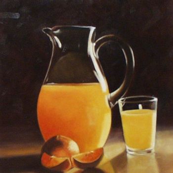 Pintura titulada "Orange Juice" por Berry Toni, Obra de arte original