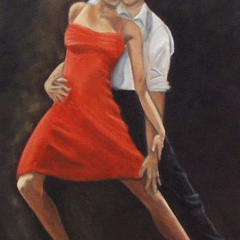 Painting titled "Tango?" by Berry Toni, Original Artwork