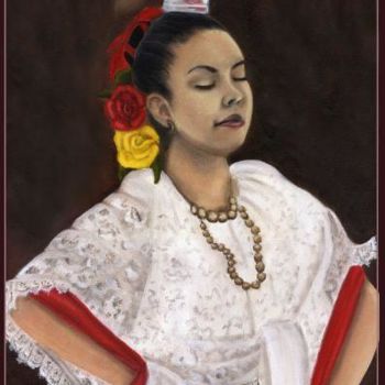 Pintura titulada "Lucinda" por Berry Toni, Obra de arte original