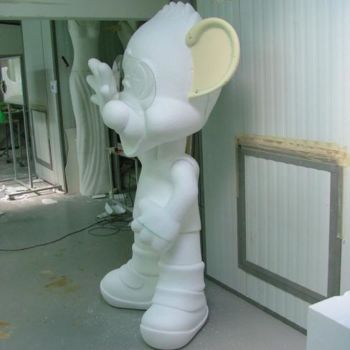 Sculpture titled "'Rato'" by Toni Ginja, Original Artwork