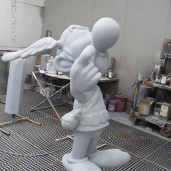 Sculpture intitulée "'Asterix'" par Toni Ginja, Œuvre d'art originale