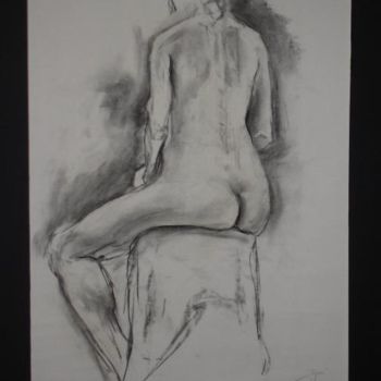 Dessin intitulée "Female Nude #2" par Toni Medford, Œuvre d'art originale