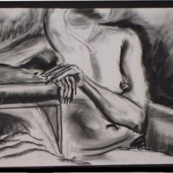 Drawing titled "Female Nude #10" by Toni Medford, Original Artwork