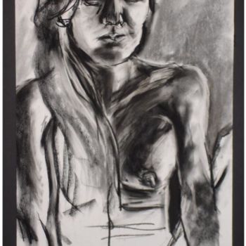 Drawing titled "Female Nude #11" by Toni Medford, Original Artwork