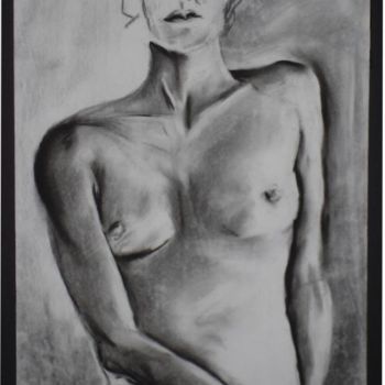 Drawing titled "Female Nude #14" by Toni Medford, Original Artwork