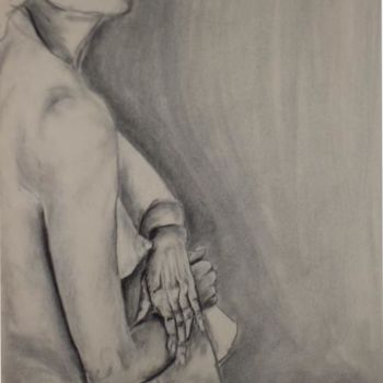 Disegno intitolato "Female Nude #29" da Toni Medford, Opera d'arte originale