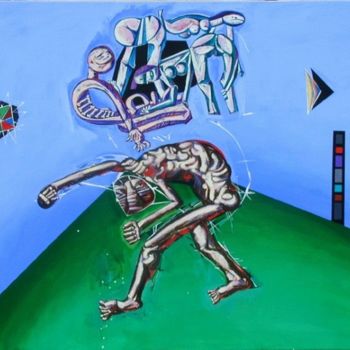 Painting titled "fucked dreams" by Toni Milaqi, Original Artwork
