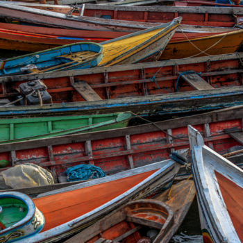 Fotografie mit dem Titel "Embarcações" von Toninho Castro, Original-Kunstwerk, Digitale Fotografie