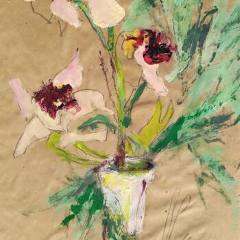 Peinture intitulée "Flowers, testimonie…" par Tonino Gottarelli, Œuvre d'art originale, Acrylique