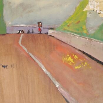 Schilderij getiteld "The road of yesterd…" door Tonino Gottarelli, Origineel Kunstwerk, Acryl