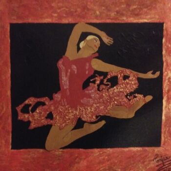 Schilderij getiteld "Soar Triumphantly!" door Tonjua Lyles, Origineel Kunstwerk, Acryl