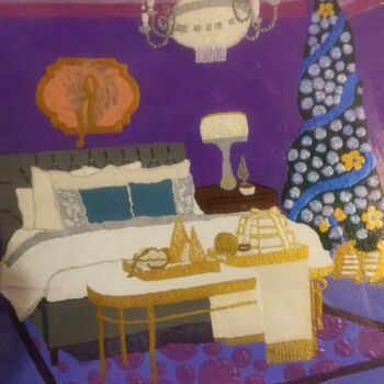 Pintura intitulada "Holiday GetAway" por Tonjua Lyles, Obras de arte originais, Acrílico