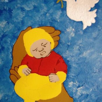 Картина под названием "Life In His Hands […" - Tonjua Lyles, Подлинное произведение искусства