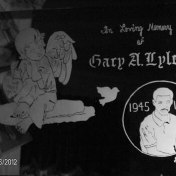 Картина под названием "In Memory of #1" - Tonjua Lyles, Подлинное произведение искусства