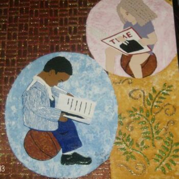 Schilderij getiteld "Train Up A Child/ R…" door Tonjua Lyles, Origineel Kunstwerk