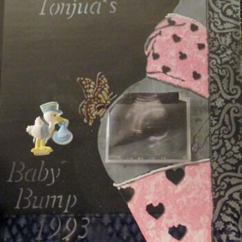 Ζωγραφική με τίτλο "Baby Ultrasound Kee…" από Tonjua Lyles, Αυθεντικά έργα τέχνης, Άλλος