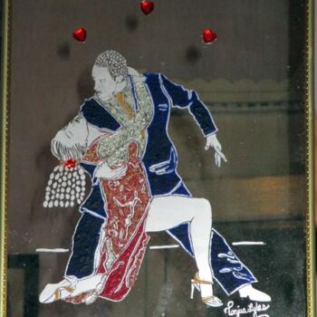 Ζωγραφική με τίτλο "ReUnited" από Tonjua Lyles, Αυθεντικά έργα τέχνης, Ακρυλικό