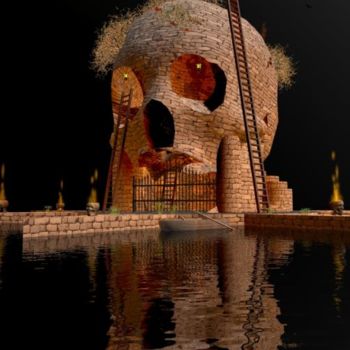 Arte digitale intitolato "absence of memory" da J Tonkin, Opera d'arte originale, Modellazione 3D