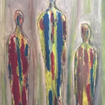 Painting titled "Unit #1L “Mother an…" by Tony Caruso, Original Artwork, Acrylic