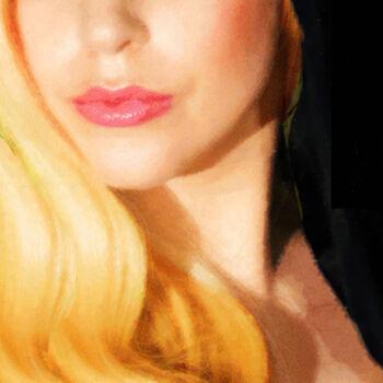 Arte digitale intitolato "Lady Gaga Fashion 1" da Tony Rubino, Opera d'arte originale, Pittura digitale Montato su Telaio pe…