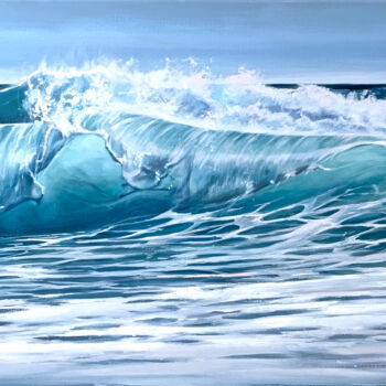 Pintura titulada "Praia do Guincho Pa…" por Tonya Seiler, Obra de arte original, Oleo Montado en Bastidor de camilla de made…