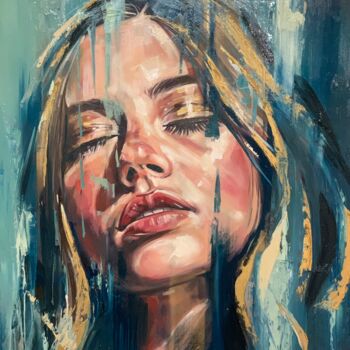 Картина под названием "Face the light" - Tonya Seiler, Подлинное произведение искусства, Масло