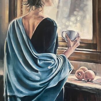 Malerei mit dem Titel "The Morning Light" von Tonya Seiler, Original-Kunstwerk, Öl
