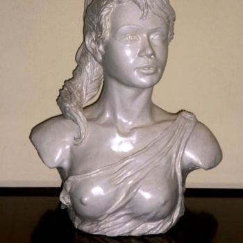 Sculpture titled "ELENA" by Tony Alonzo, Original Artwork, Terra cotta