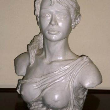 Sculpture titled "ELENA" by Tony Alonzo, Original Artwork, Terra cotta