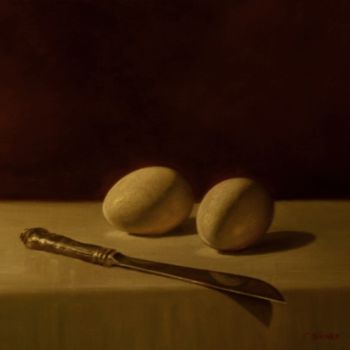 Картина под названием "Still life" - Tony Mäkinen, Подлинное произведение искусства, Масло