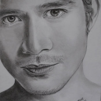 Tekening getiteld "Piolo Pascual" door Tonz Macato, Origineel Kunstwerk