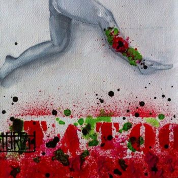 Malerei mit dem Titel "TATOO" von Torc'H Nanou, Original-Kunstwerk, Acryl