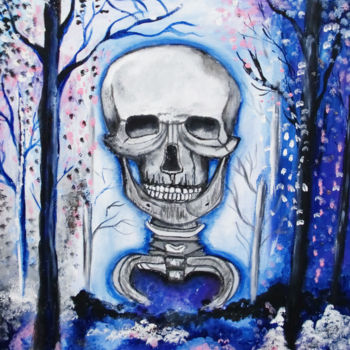 Peinture intitulée "Bones" par Toreodoa Art, Œuvre d'art originale, Acrylique