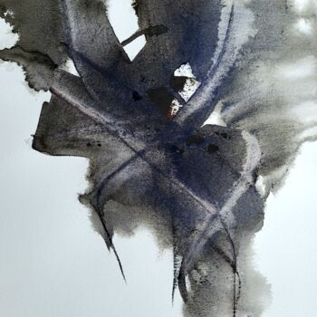 Pittura intitolato "Отчаяние." da Tori Min, Opera d'arte originale, Acquarello