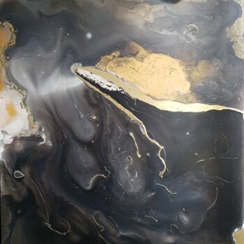 Malerei mit dem Titel "Eruption" von Tories Dor, Original-Kunstwerk, Acryl