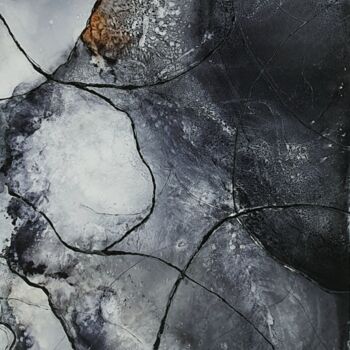 Painting titled "Rock stone texture" by Tories Dor, Original Artwork, Ink