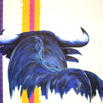 绘画 标题为“toro bleu” 由Toros Bleus, 原创艺术品, 丙烯