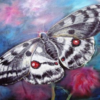 Malarstwo zatytułowany „Beyaz Kelebek” autorstwa Hatun Erdem, Oryginalna praca
