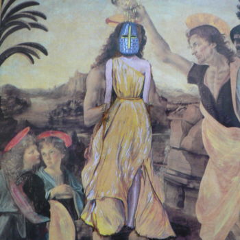 Ζωγραφική με τίτλο "chevalerie" από Toross, Αυθεντικά έργα τέχνης, Ακρυλικό