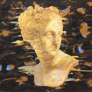 Schilderij getiteld "Busto de Venus Itál…" door Torregar, Origineel Kunstwerk, Olie